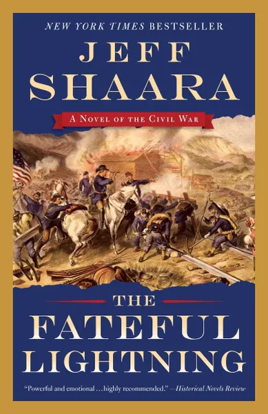 A book cover with an image of the civil war.