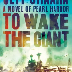 A book cover with the title of " to wake the giant ".