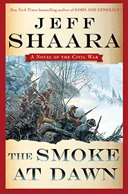 A book cover with an image of soldiers in the background.