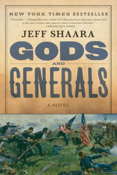 A book cover with an image of the american civil war.